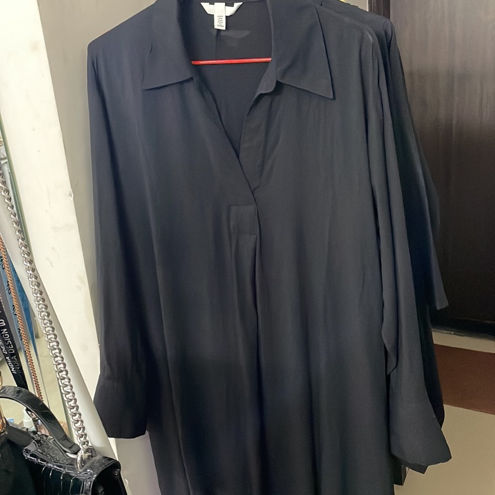 H&M Lyocell-blend shirt dress | NWOT - Picture 8 of 11